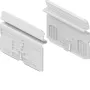 HAGER BR65X9 supporto per apparecchi di sistema per canale a parapetto BR65x, 2 posti, bianco puro