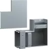 Hager FWK-Plus squadra piatta 100x150 mm zincata a caldo per canaline antincendio FWKP1001505VERZ