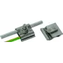 DEHN morsetto di terra universale M8 per Rd 8-10 mm e conduttore 4-50 mm², acciaio inox (540250)