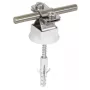 DEHNclip supporto per conduttore NIRO per filo tondo 8-10 mm, acciaio inox 274160