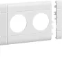 Hager coperchio 2 posti presa per canale BRH bianco traffico (RAL 9016) GB100209016