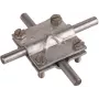 DEHN 314300 connettore a croce St/tZn per conduttore tondo 8-10 mm