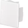HAGER LF3003069016 terminale per canale portacavi 30x30 mm, bianco traffico (RAL 9016)