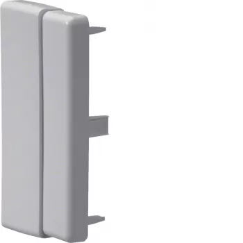 Hager LFF6011067035 tappo terminale per canale portacavi 60x110mm, grigio chiaro