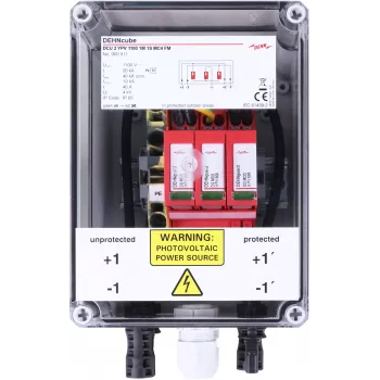 DEHN DCU 2 YPV 1100 1S MC4 FM DCU 2 FM GAK Tipo 2 dispositivo di protezione da sovratensione per impianti fotovoltaici (900911,0)