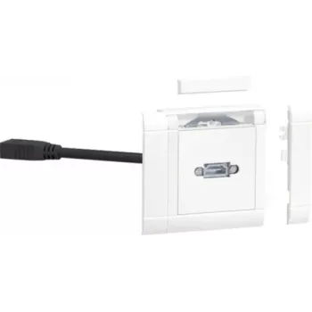 Hager GMSET019016 modulo HDMI per sistemi di canali da parapetto