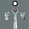 Wera 8100 SA 15 Zyklop cricchetto reversibile con attacco 1/4 inch e testa orientabile e impugnatura Kraftform 05005542001