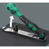 Wera 8100 SA 15 Zyklop cricchetto reversibile con attacco 1/4 inch e testa orientabile e impugnatura Kraftform 05005542001
