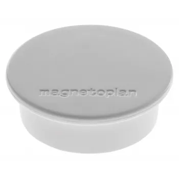 Magnetoplan Discofix magnete rotondo, grigio, nucleo in ferrite massiccio, 2,2 kg forza di tenuta (1662001)