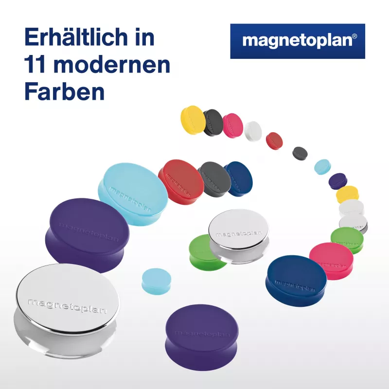 MAGNETOPLAN HOLTZ magnete Ergo Medium 1664018 30mm rosa 10 pezzi