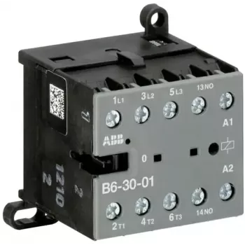 ABB B6-30-01 mini contattore 220-240V AC 3NO+1NC 6A GJL1211001R8010
