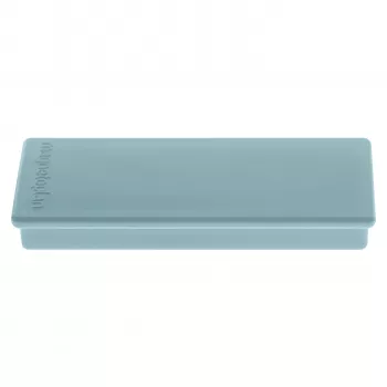 Magnetoplan magnete rettangolare blu con nucleo in ferrite massiccio, forza di tenuta 1,3 kg 1665103