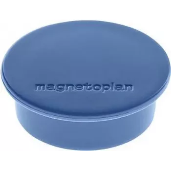 MAGNETOPLAN HOLTZ Discofix magnete tondo blu scuro, ferrite a nucleo pieno, forza di tenuta 2,2 kg, 10 pezzi (1662014)