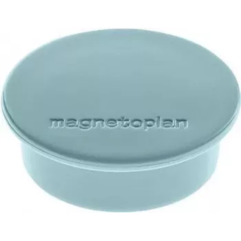 MAGNETOPLAN HOLTZ Discofix Magnete tondo colore blu, ferrite a nucleo pieno, forza di tenuta 2,2 kg, confezione da 10 (1662003)