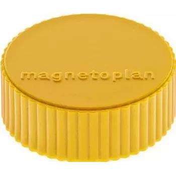 MAGNETOPLAN HOLTZ magnetoplan Discofix Magnete tondo Magnum, giallo, nucleo in ferrite massiccio, forza di tenuta: circa 2,0 kg (1660002)