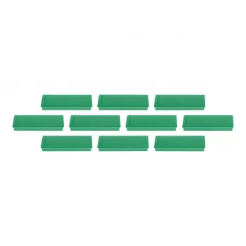 Magnetoplan Magnete rettangolare, verde con nucleo in ferrite massiccio, forza di tenuta circa 1,3 kg (1665105)