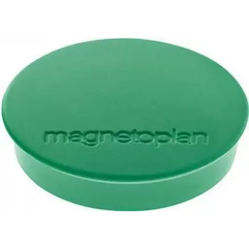 Magnetoplan Discofix Magnete tondo Standard, verde con ferrite a nucleo pieno, forza di tenuta circa 0,7 kg (1664205)