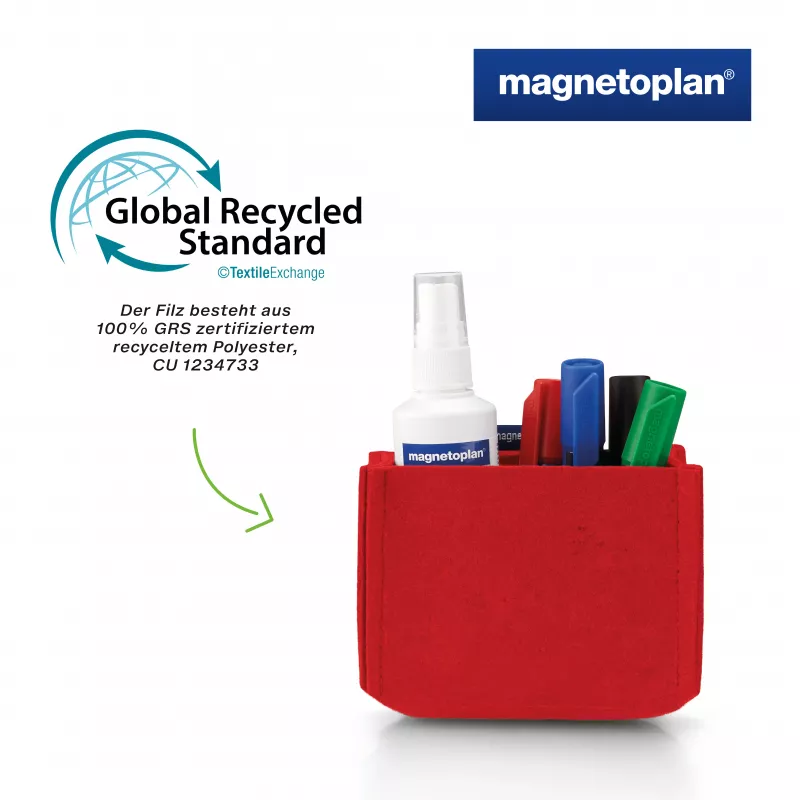magnetoplan portapenne magnetoTray big 1227706 rosso (1227706)