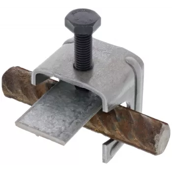 DEHN 308030 morsetto di collegamento per tondo 6-22mm su piatto fino a 40mm, acciaio, zincato
