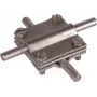 DEHN 314310 connettore a croce con piastra intermedia, acciaio zincato a caldo