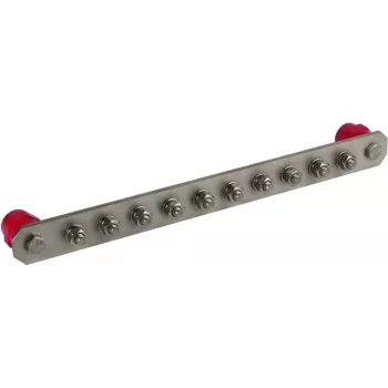 DEHN PAS I 10AP M10 V2A barra di equipotenzialità 435 mm acciaio inox 472219