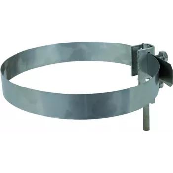 DEHN 540200 Collare per tubo a nastro in acciaio inox con rondelle dentate per l'equipotenzialità, DN 15-50