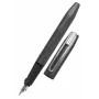 ONLINE Schreibergeräte Slope Metallic penna stilografica – nero, pennino medio 26133/3D