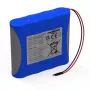 Ansmann pacco batteria ricaricabile Li-Ion 2S2P 7,2V 5100mAh 4x 18650 con cavo e BMS