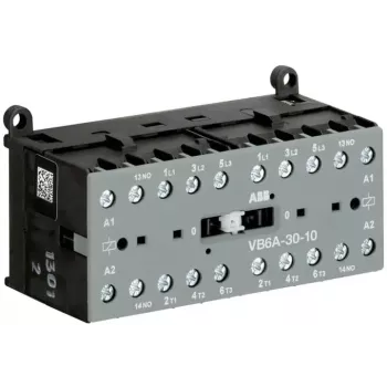 ABB contattore reversibile VB6A-30-10 220-240VAC 3 poli 1NO 9A 4kW GJL1211911R8100