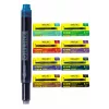 ONLINE cartucce d'inchiostro universali per penna stilografica, 6 colori diversi (blu royal, nero, marrone, blu notte, viola, rosso), Standard International corto 70057