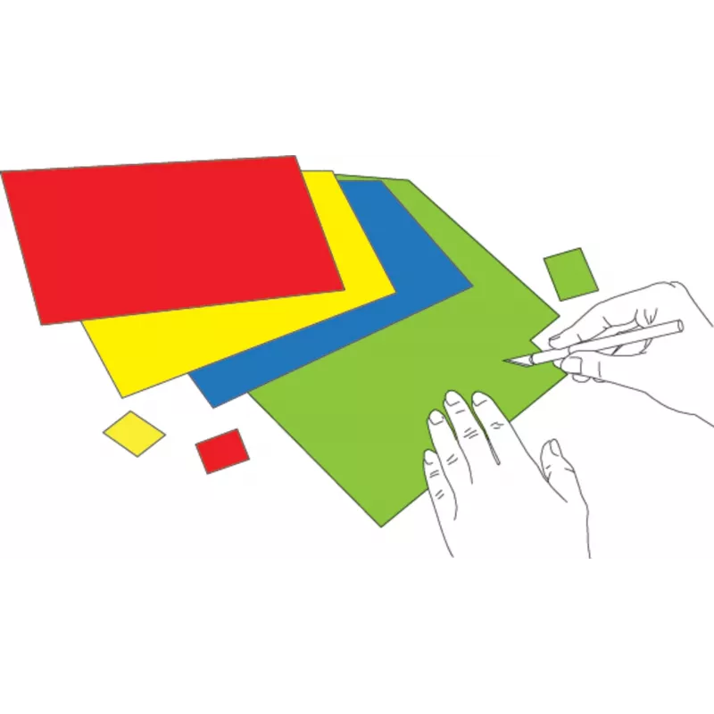 MAGNETOPLAN HOLTZ foglio magnetico DIN A4 rosso, tagliabile, 1 pezzo (1266006)