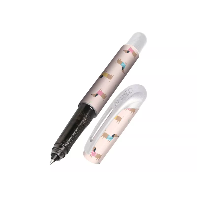 ONLINE Rollerball College Dackel penna, inchiostro blu, 0,7 mm 12647/3D