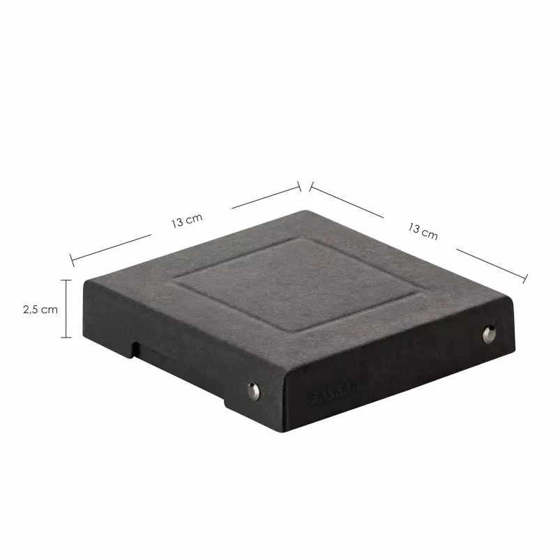 FALKEN PURE Scatola portadocumenti 120x120 mm, 310 fogli, nero 22001736000F