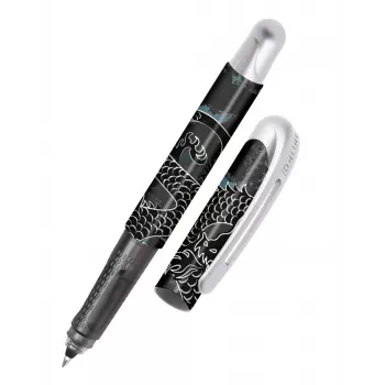 ONLINE penne College rollerball Black Dragon 0,7 mm inchiostro blu 12664/3D