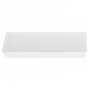 Magnetoplan 1665100 magnete rettangolare, nucleo pieno in ferrite, forza di tenuta ca. 1,3 kg, bianco