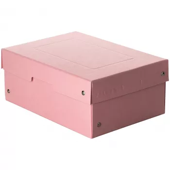 FALKEN PURE Scatola portadocumenti 1250 fogli rosa pastello 18,0 x 25,0 x 10,0 cm, 1 pezzo 22001896000F