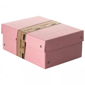 FALKEN PURE Scatola portadocumenti 1250 fogli rosa pastello 18,0 x 25,0 x 10,0 cm, 1 pezzo 22001896000F