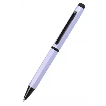 ONLINE penne Hexagon Stylus penna a sfera lilla con inchiostro blu e stylus integrato 21033/3D