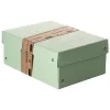 FALKEN PURE Scatola portadocumenti 1250 fogli verde pastello 18 x 25 x 10 cm 22001920000F