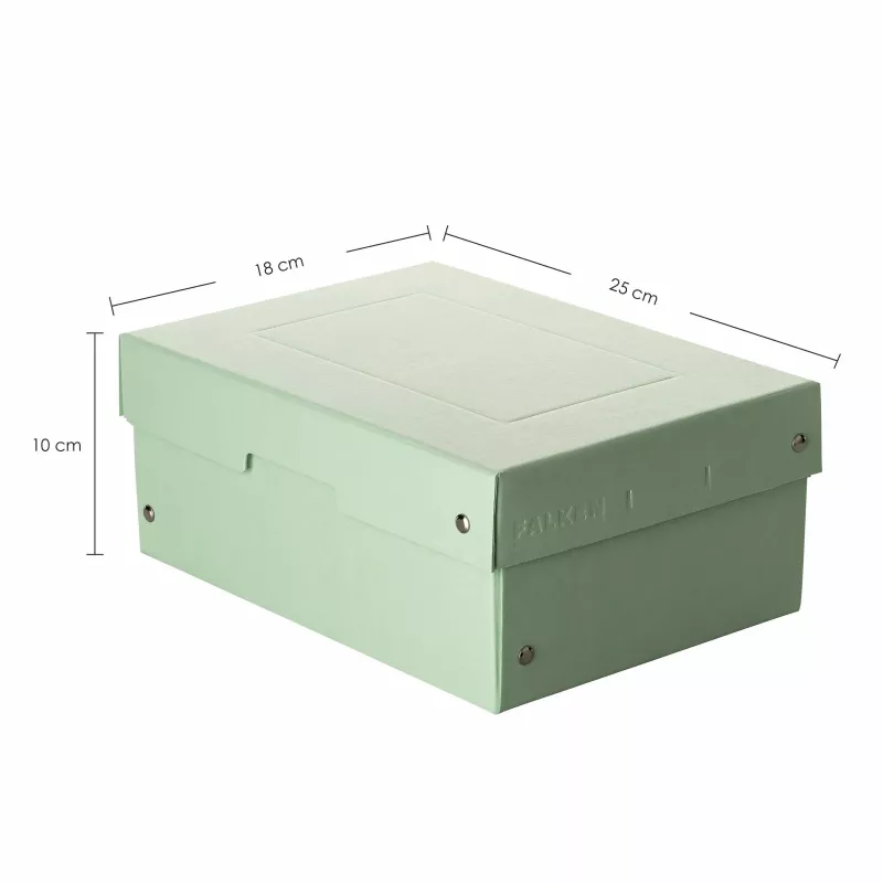 FALKEN PURE Scatola portadocumenti 1250 fogli verde pastello 18 x 25 x 10 cm 22001920000F