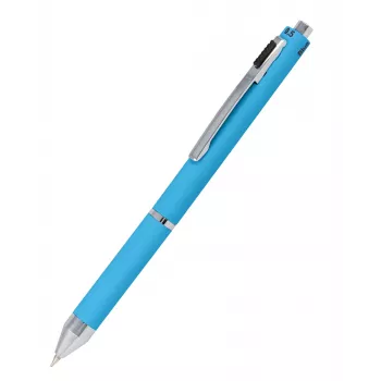 ONLINE SCHREIBGERÄTE Penna a sfera 4 colori Multipen blu (inchiostro rosso, blu, nero, grigio), 1 pezzo 32072/3D