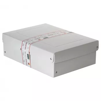 FALKEN PURE Scatola portadocumenti 1250 fogli bianco 24,0 x 32,0 x 10,0 cm, 1 pezzo 22002184000F