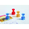 Magnetoplan Portamemo magnetico, blu, 4 pezzi, tiene fino a 9 fogli DIN A4 1666114