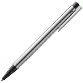 LAMY Logo Penna a sfera nero opaco acciaio inox con ricarica M16 nera 1203800