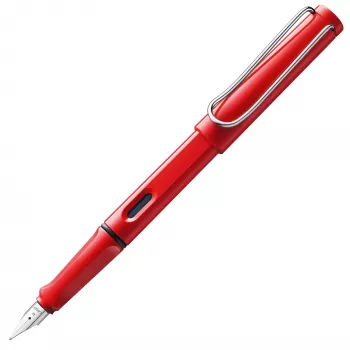 Lamy Safari penna stilografica rossa pennino fine 1205252
