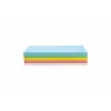 MAGNETOPLAN HOLTZ cartoncini per moderazione rettangolari adesivi, colori assortiti (rosa, verde, giallo, bianco, blu), 200 cartoncini 111151590