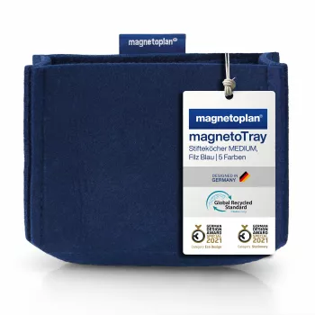 MAGNETOPLAN HOLTZ magnetoplan portapenne magnetoTray big 1227714 blu