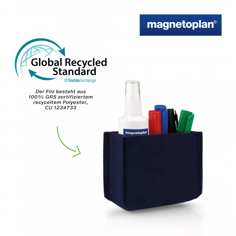 MAGNETOPLAN HOLTZ magnetoplan portapenne magnetoTray big 1227714 blu