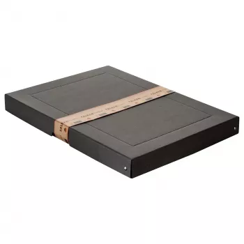FALKEN PURE scatola di archiviazione documenti 500 fogli nera 32,0 x 44,0 x 4,0 cm 22001680000F