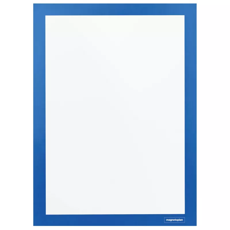 MAGNETOPLAN HOLTZ magnetofix cornice informativa A4 blu bifacciale autoadesiva 1131903